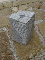 Fontanna granit vase 15x15xH25