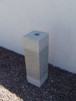 Fontanna granit 15x15xH50